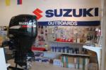 Suzuki Outboads in the Shop